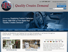 Tablet Screenshot of engineeredpartsinc.com